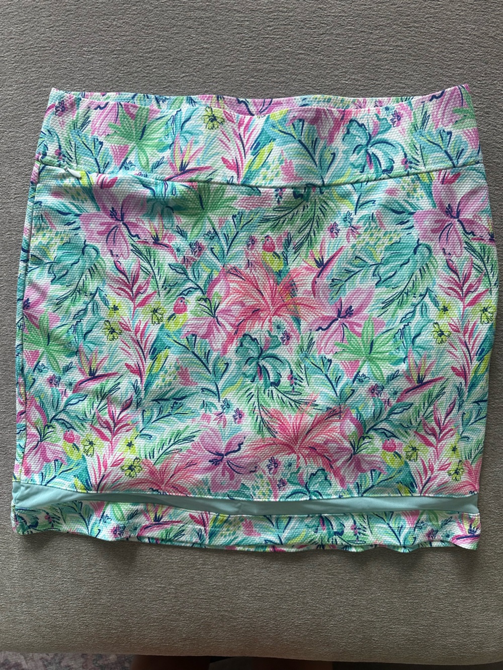 Stella Parker Floral Pastel Pencil Skirt - Multicolor Tropical Print